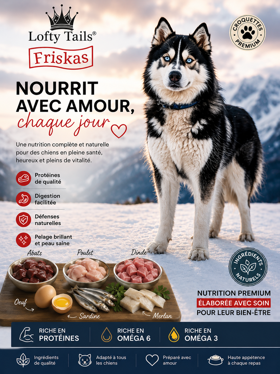 Croquettes Chien 3 Kg
