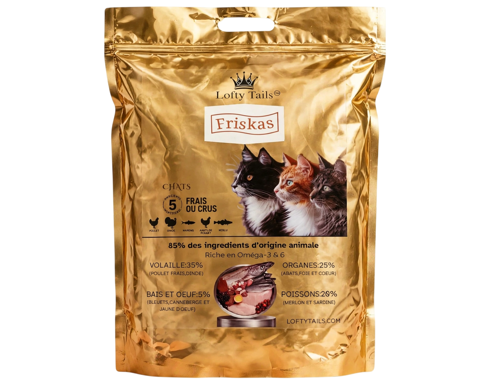 Croquettes Chat 3 Kg : 5 890 Da